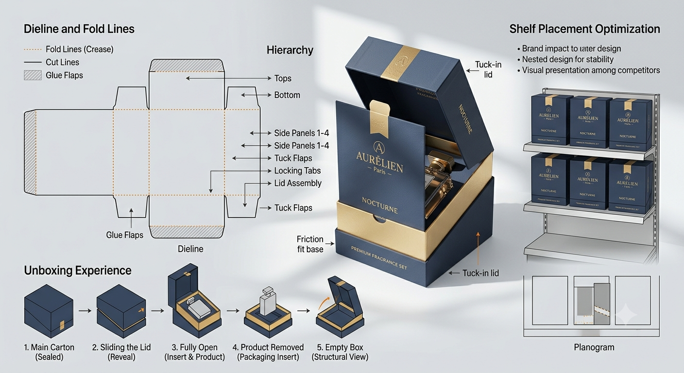 Packaging structure design by pmr packagings